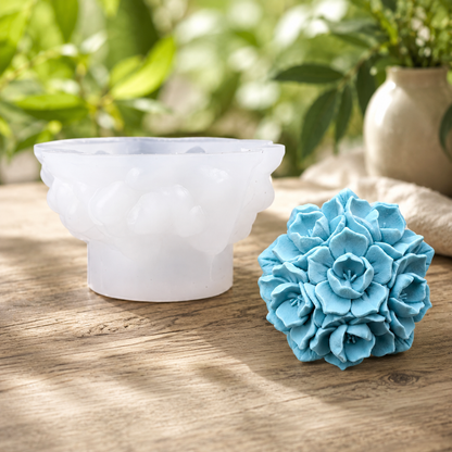 WCM901 Bloom Cluster Candle Mold