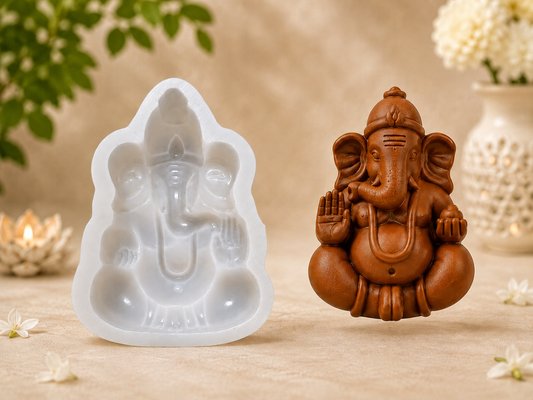 Blessing Hands Ganesha Mold | WCM930(Best for wax sachets)