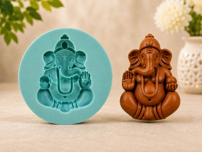 Blessing Hands Ganesha Mold | WCM930(Best for wax sachets)