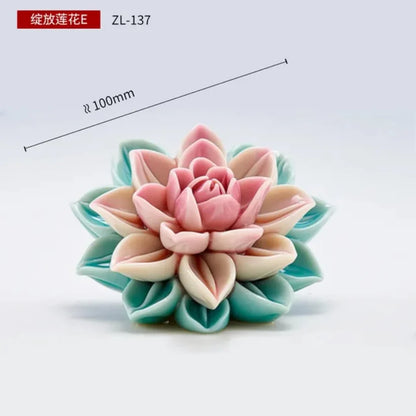 Lotus Flower Silicone Mold WCM731