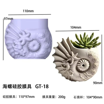 Conch Shell Serenity Planter ARM421