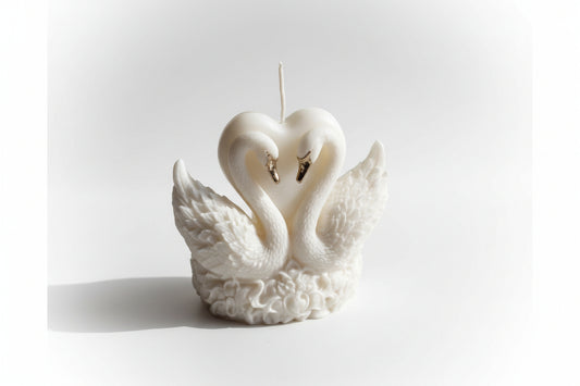 Swan Heart Candle Mould WCM783