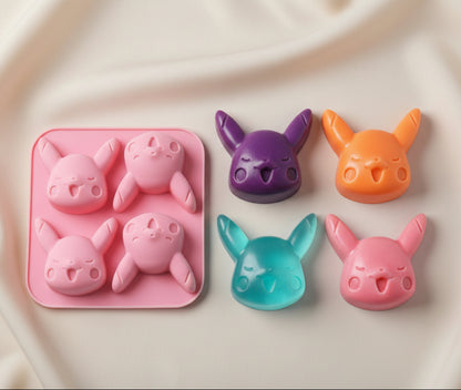 4-Cavity Pokemon Silicone Mold | SSM266