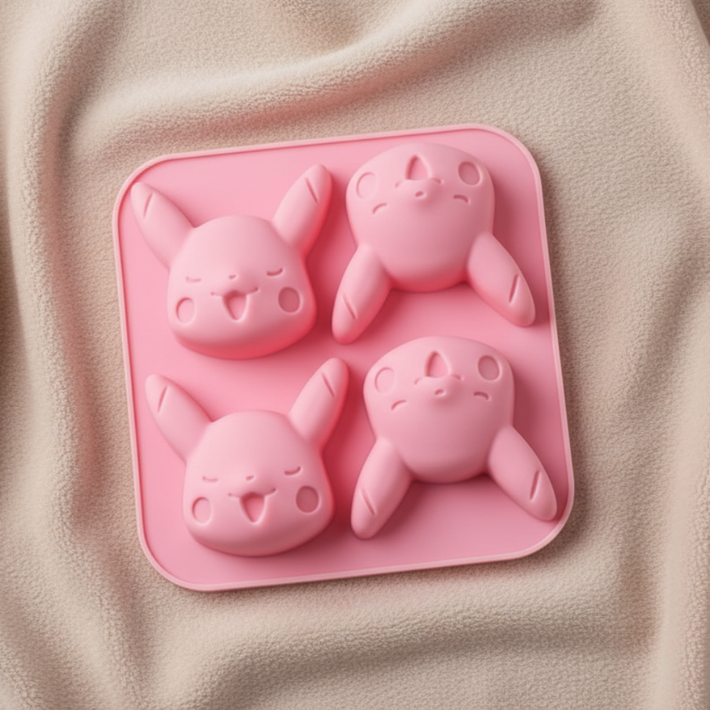4-Cavity Pokemon Silicone Mold | SSM266