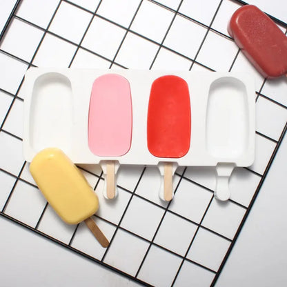 4 Cavity Ice Cream Bar Silicone Mold | CFM433