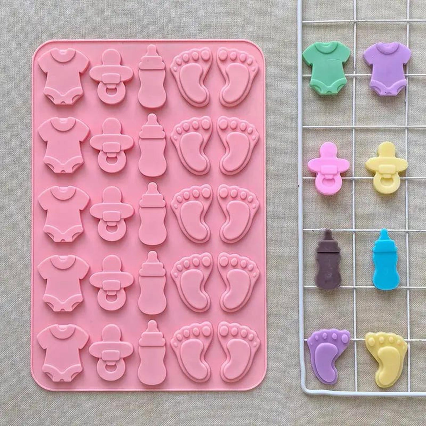 Baby Shower Theme Candy & Fondant Mold | CFM434