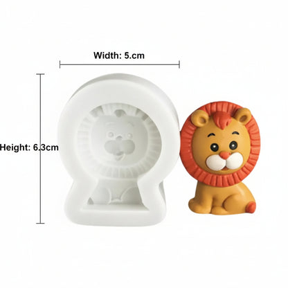 Lion Shape Silicone Mold | WCM865
