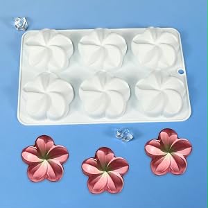 6 Cavity Blossom Flower Silicone Mold  | SSM317