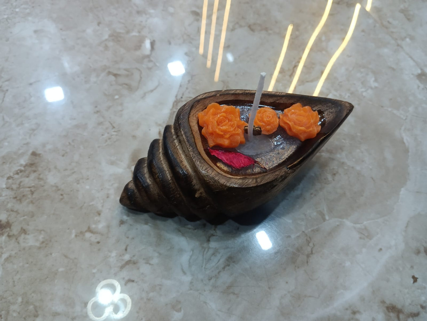 Shell Wooden Bowl WC021