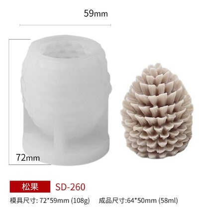 Christmas Pine Cone Mold WCM600