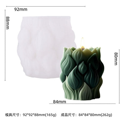 Lotus Petal Lily Candle Mold WCM727