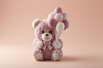 Balloon Bouquet Bear Statuette WCM784