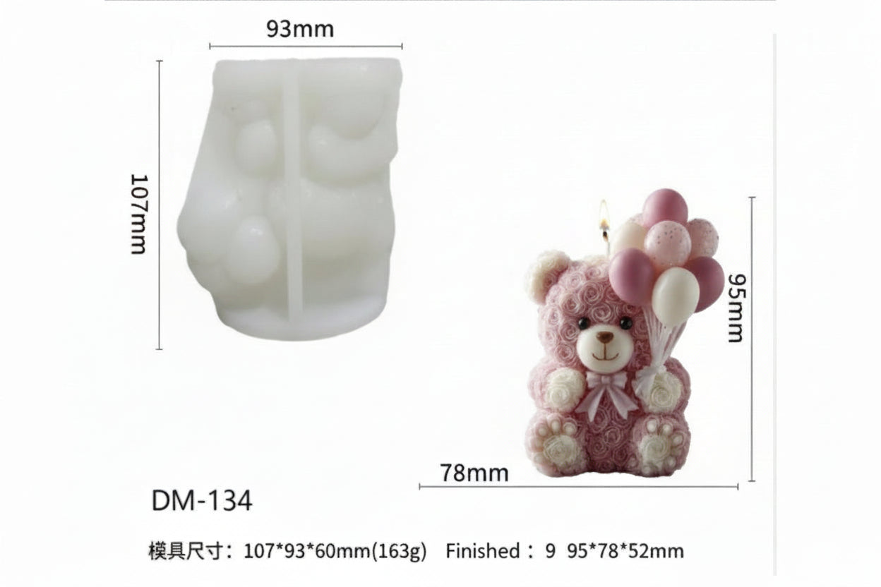 Balloon Bouquet Bear Statuette WCM784