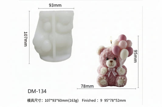 Balloon Bouquet Bear Statuette WCM784