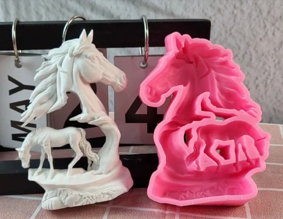 Premium Horse Shape Silicone Mould | WCM 807