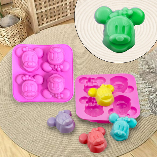 4 Cavity Mickey Minnie Mouse Mold | SSM268