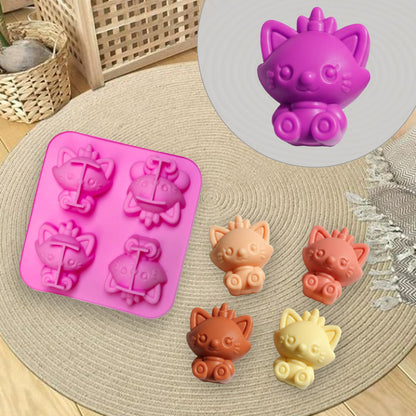 4-Cavity Aristocats Marie Silicone Mold | SSM276