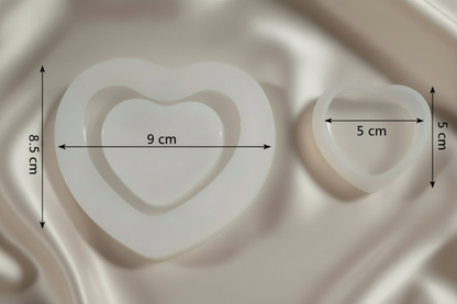Heart Box with Lid Mold l ARM507