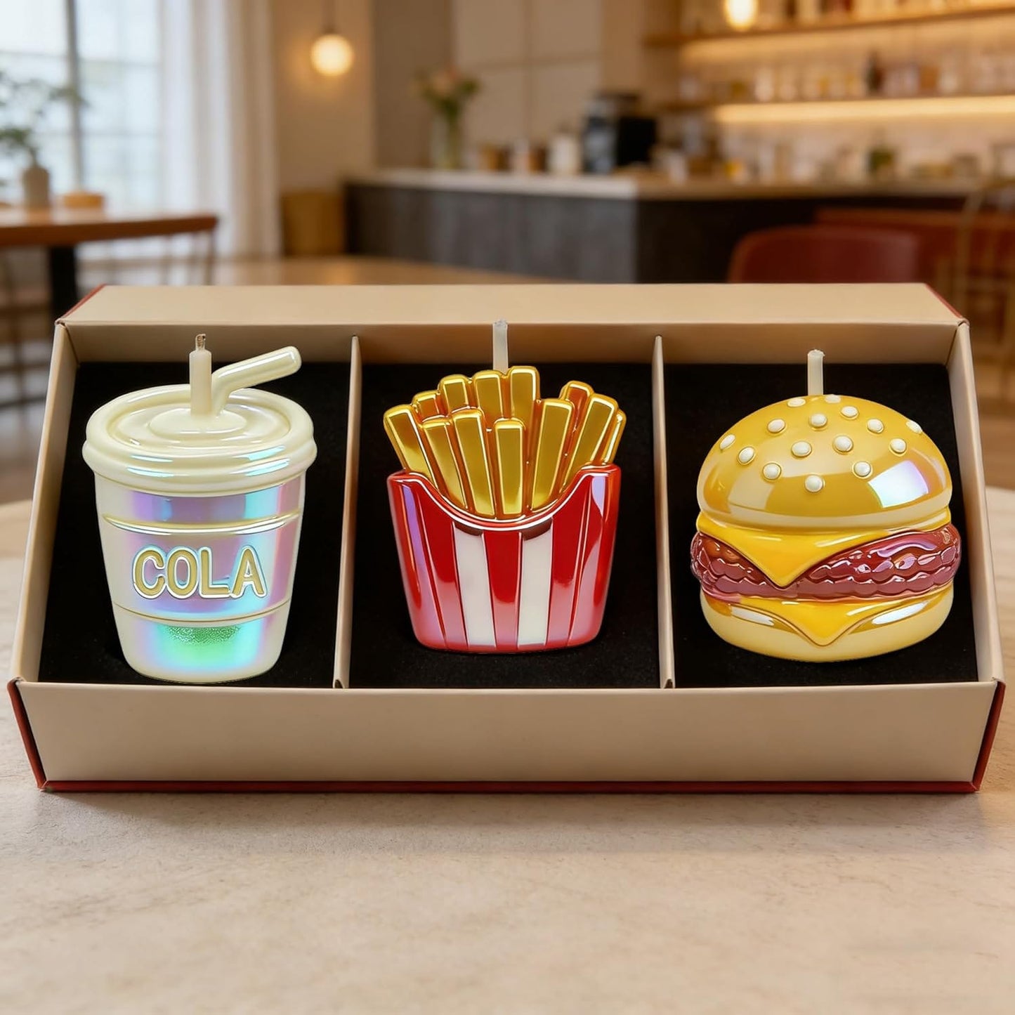 Burger Fries & Cola Silicone Mold | SSM304