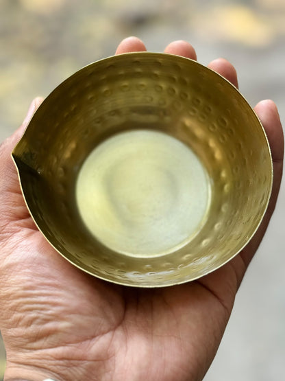 Golden Hammered Decorative Urli Bowl | HOM-WCT039