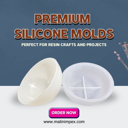 ARM512 resin and candle silicone bowl mould
