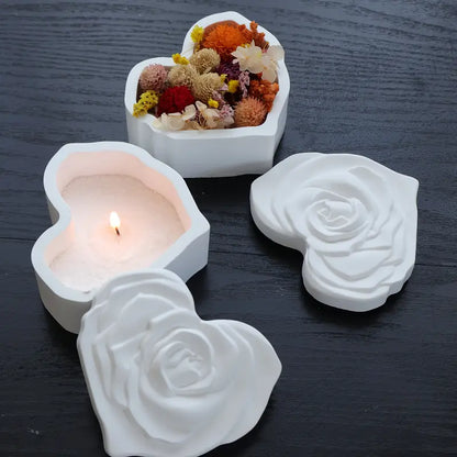 Rose Heart box Mold l ARM505