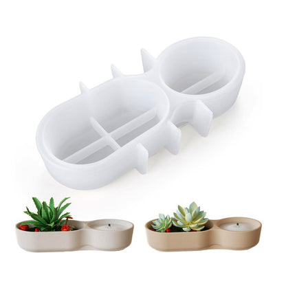 2-in-1 Succulent Planter Candle Mold