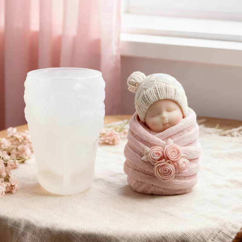 WCM905 Baby Shawl Candle mold