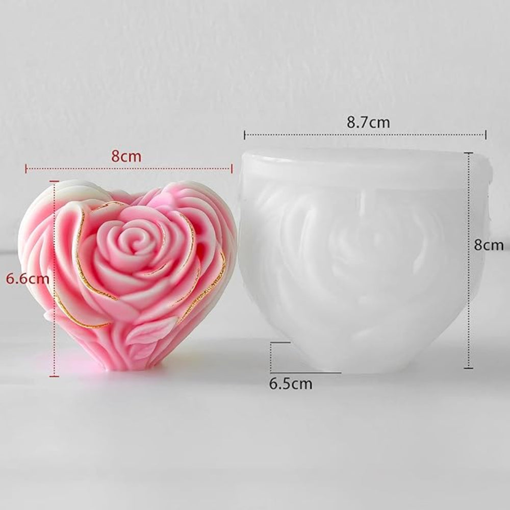 Bloom of Love Candle Mold WCM804 for handmade candles and craft making