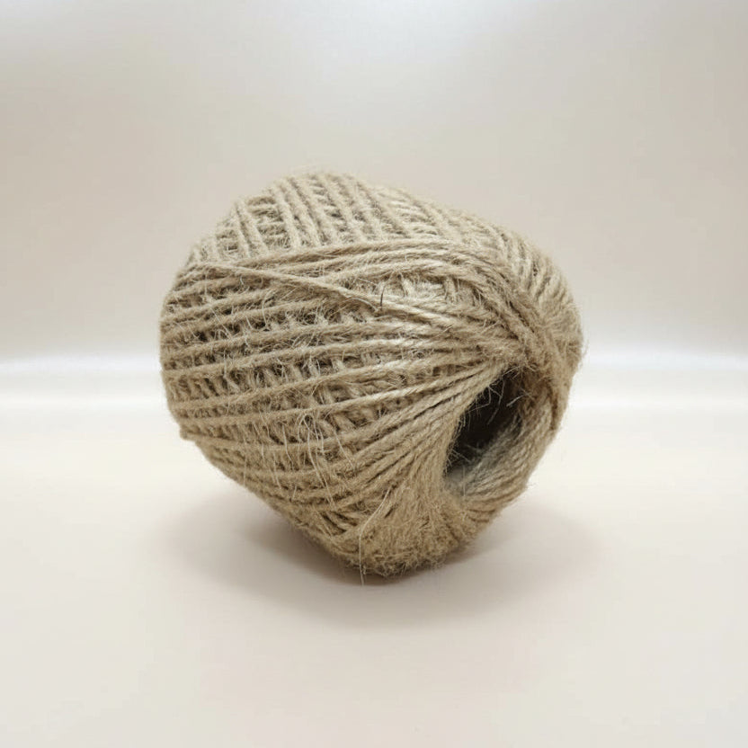 Brown Thin Jute Rope Pack of 3 PM416 for DIY craft, candle making and packaging decoration