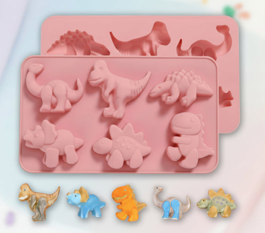 Dinosaur Shape Mold 6 Cavity | CFM418