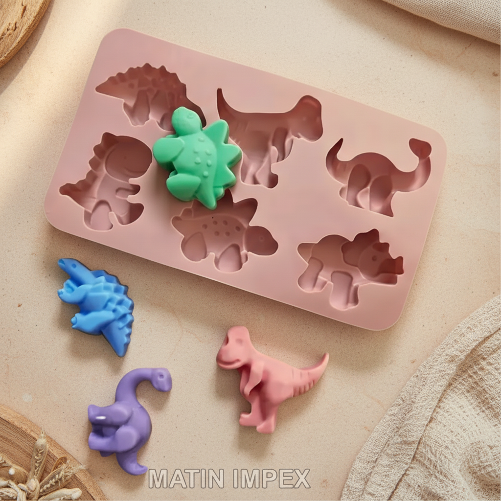 Dinosaur Shape Mold 6 Cavity | CFM418