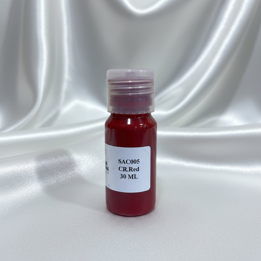 Red concrete color pigment SAC005 30ml for resin and concrete crafts