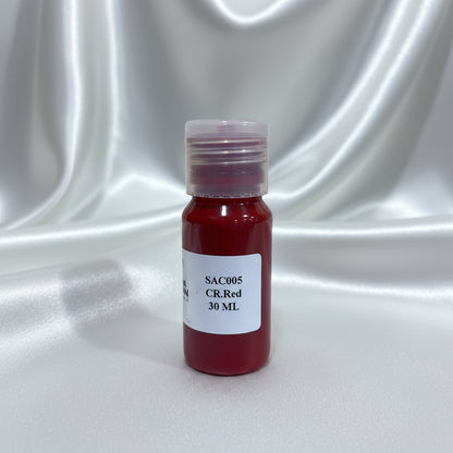 Red concrete color pigment SAC005 30ml for resin and concrete crafts