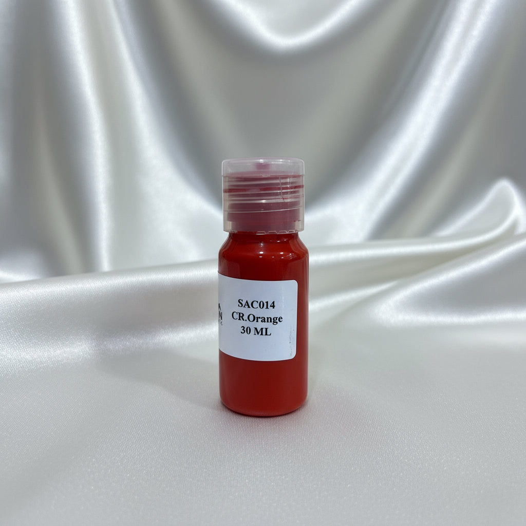 Orange concrete color pigment SAC014 30ml for resin and concrete crafts