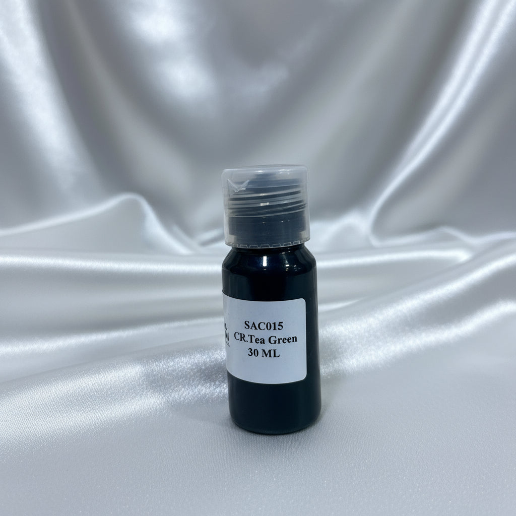 Tea Green concrete color pigment SAC015 30ml for resin and concrete crafts