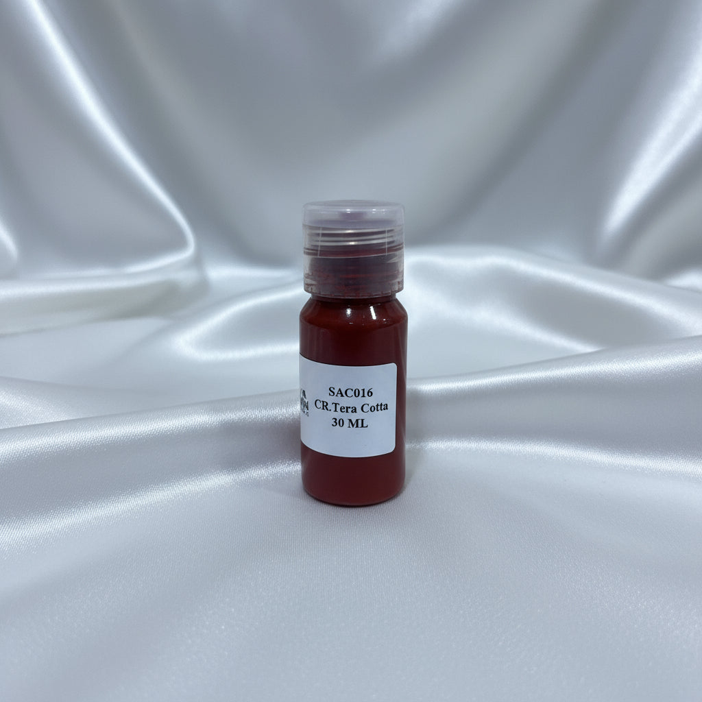Terracotta concrete color pigment SAC016 30ml for resin and concrete crafts