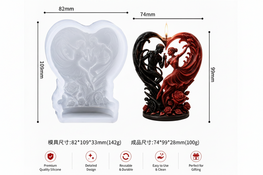WCM921 Love & Balance Decorative Candle Mold