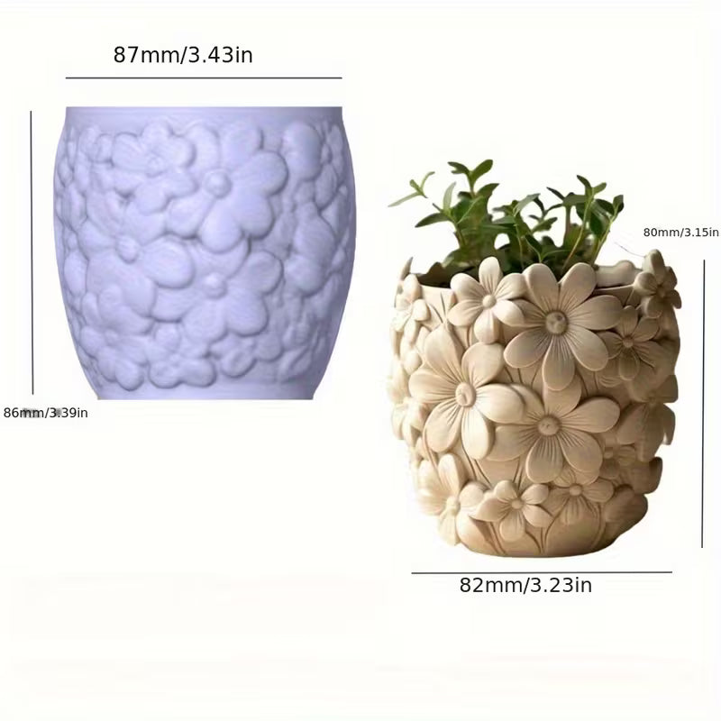 Blooming Daisy Planter Mould | ARM588
