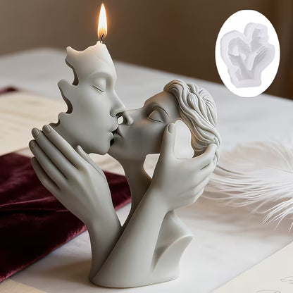 WCM917 Romantic Couple Kiss Silicone Mold