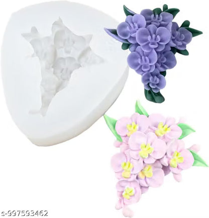 CFM458 Orchid Cluster Decorative Mold