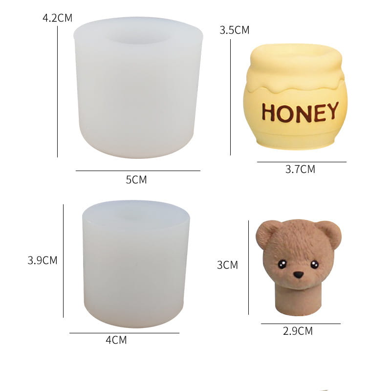 Honey Teddy mould WCM716