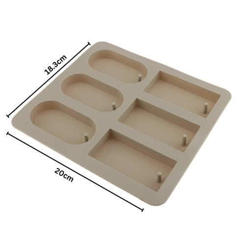 Hanging rectangle oval wax sachet mould SSM050, SSM052 for candle making