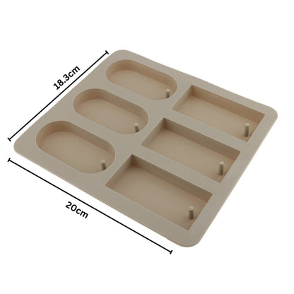 Hanging rectangle oval wax sachet mould SSM050, SSM052 for candle making