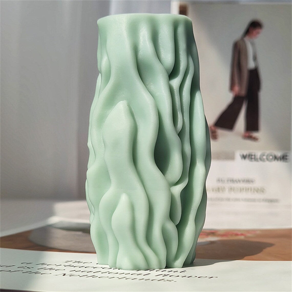 Ribbed Pillar Mold WCM281