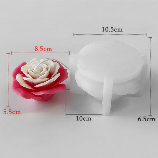 Rose Flower Silicone Mold WCM715