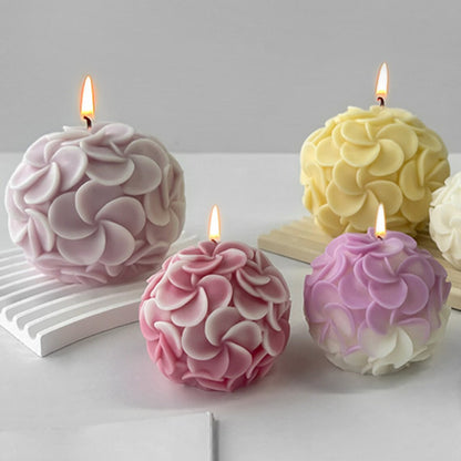 Flower Ball Candle Mold WCM508