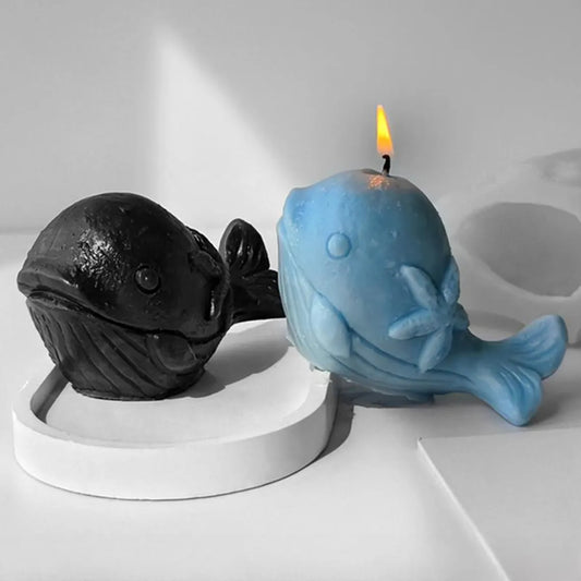 Sea Whale Candle Silicone Mold WCM719