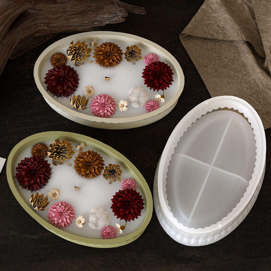 Oval Trinket Dish Resin Mold ARM465