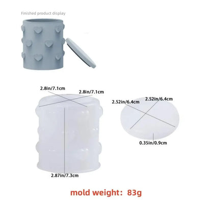 Amour Heart Lidded Jar ARM475